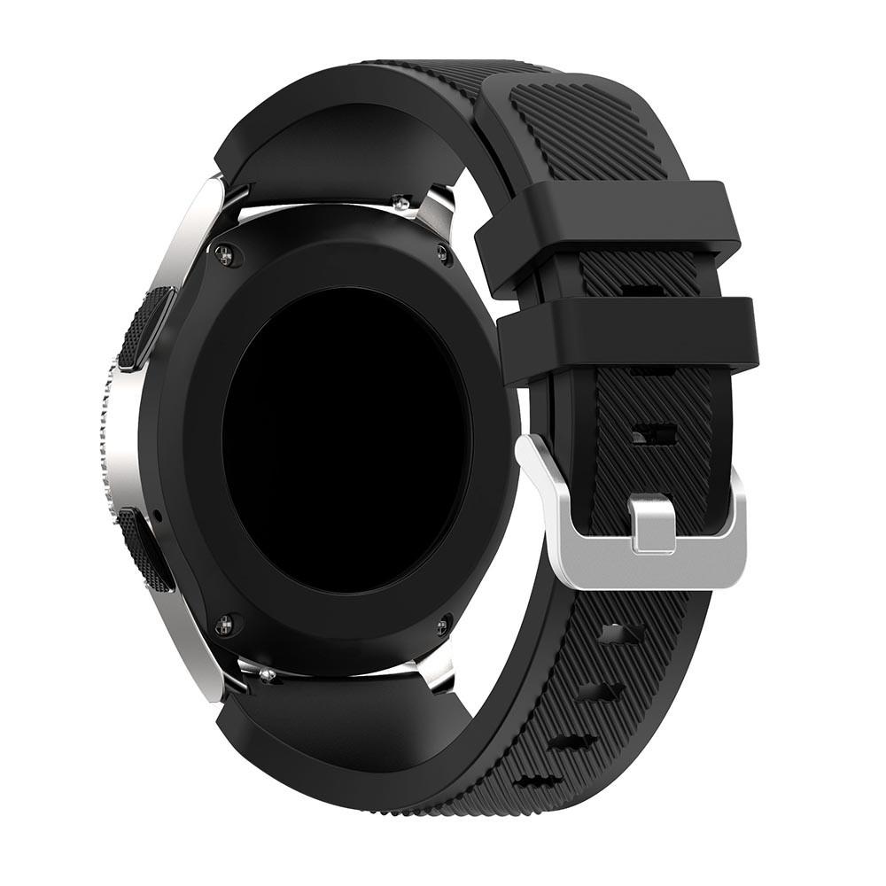 Silikoniranneke Samsung Galaxy Watch 46mm musta