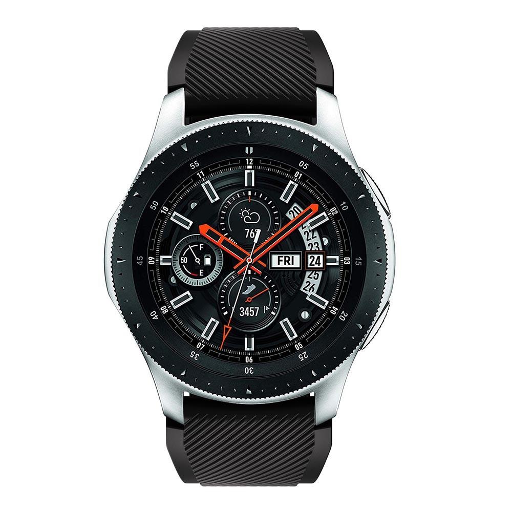 Silikoniranneke Samsung Galaxy Watch 46mm musta