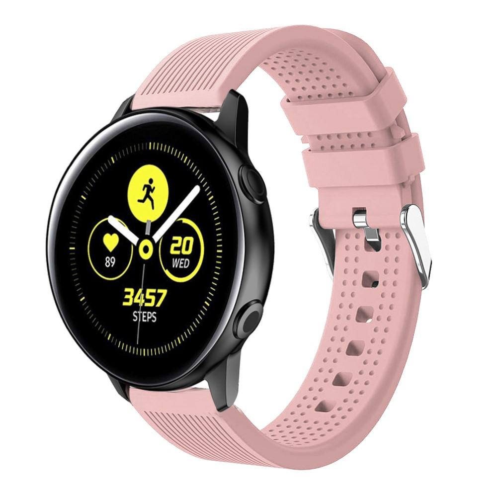 Silikoniranneke Samsung Galaxy Watch Active/42mm vaaleanpunainen