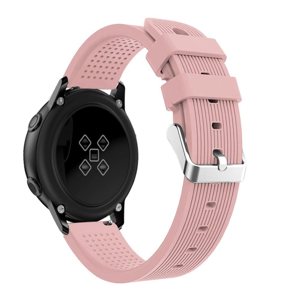 Silikoniranneke Samsung Galaxy Watch Active vaaleanpunainen