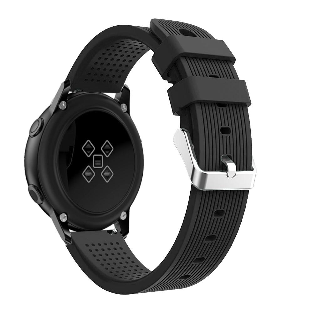 Silikoniranneke Samsung Galaxy Watch Active musta