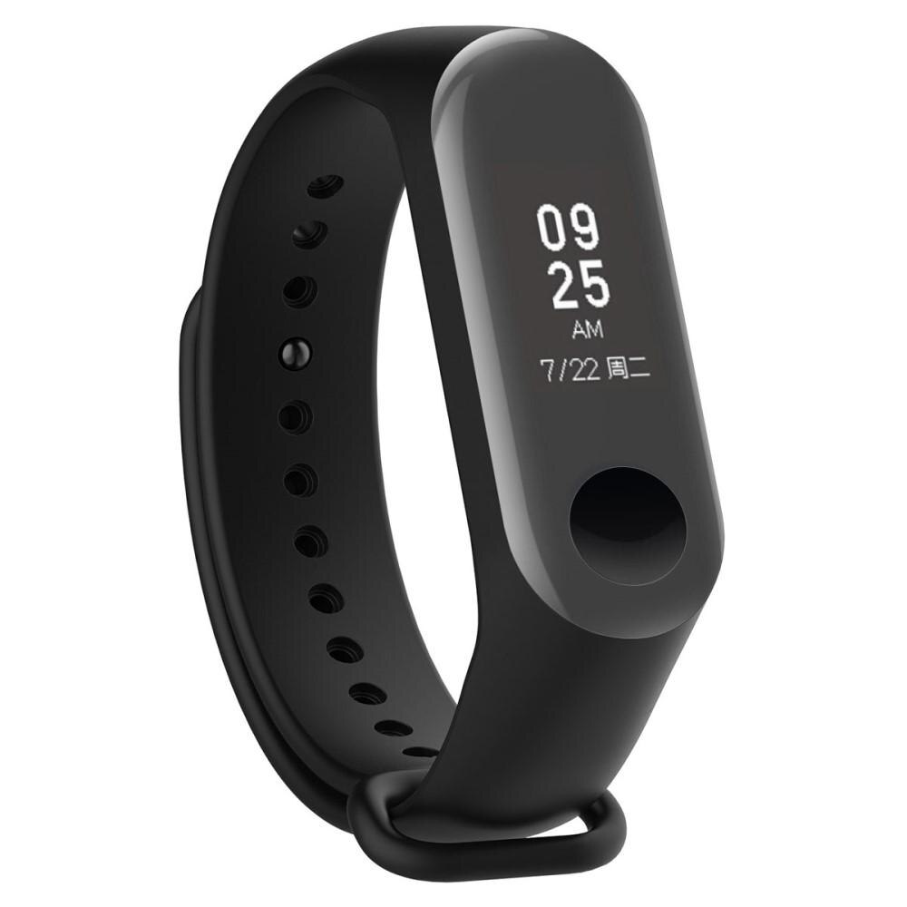 Silikoniranneke Xiaomi Mi Band 2 Musta