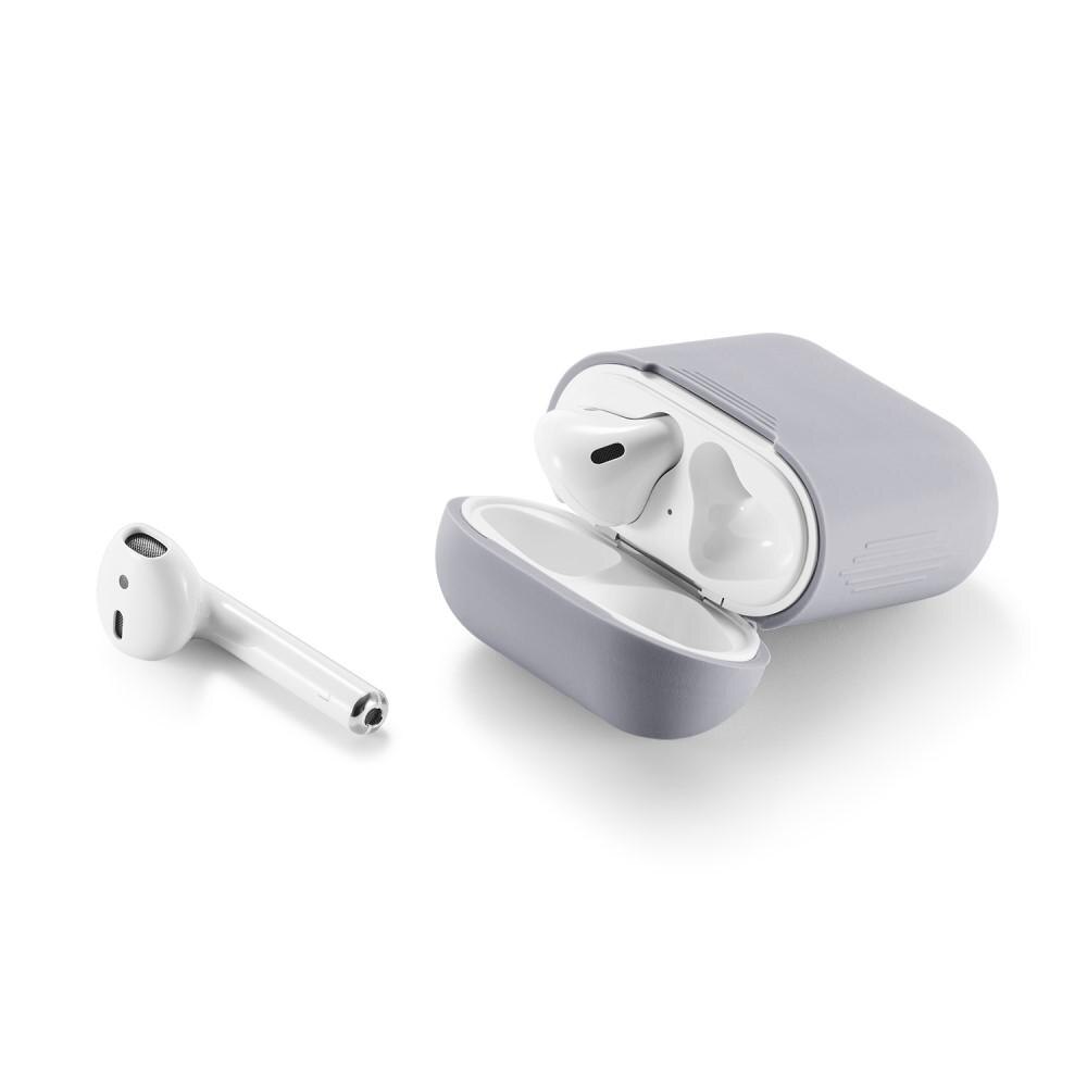 Silikonikotelo Apple AirPods harmaa