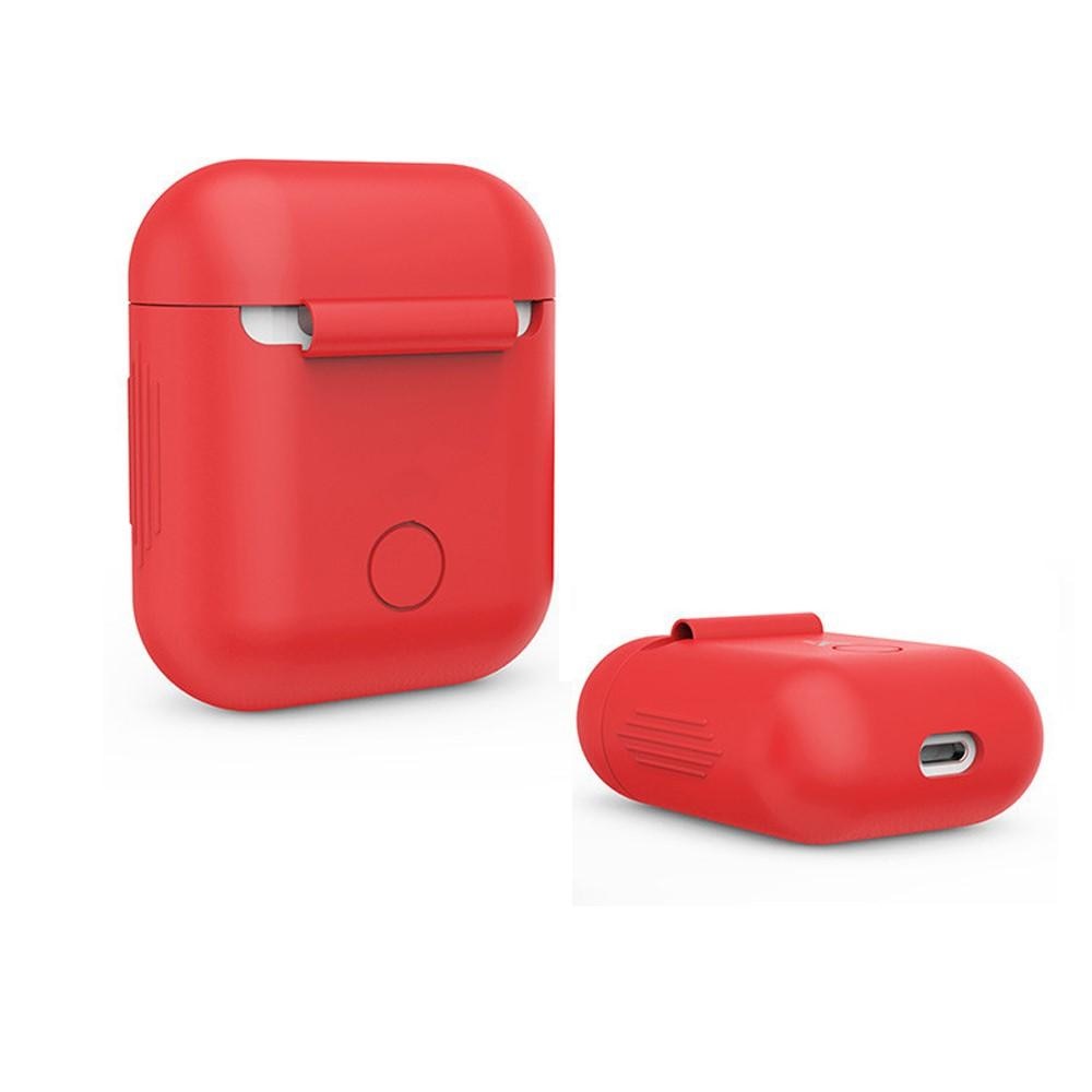 Silikonikotelo Apple AirPods punainen