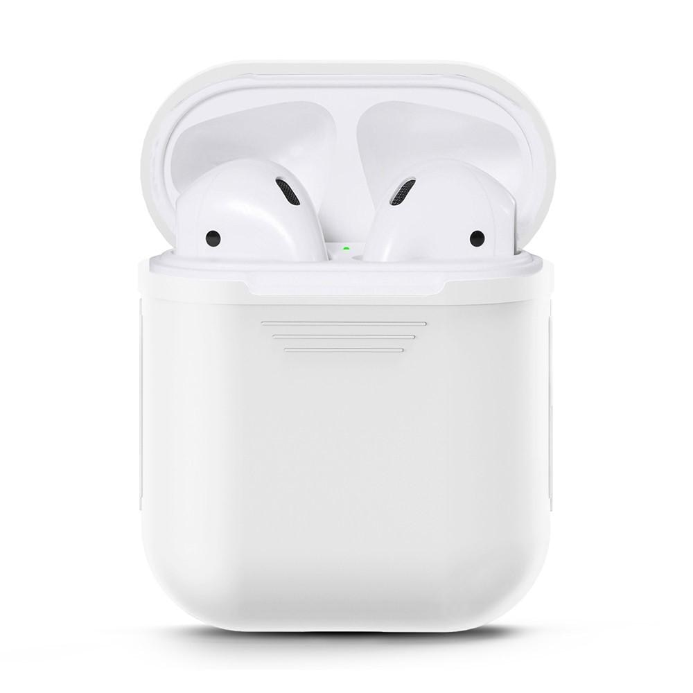 Silikonikotelo Apple AirPods valkoinen