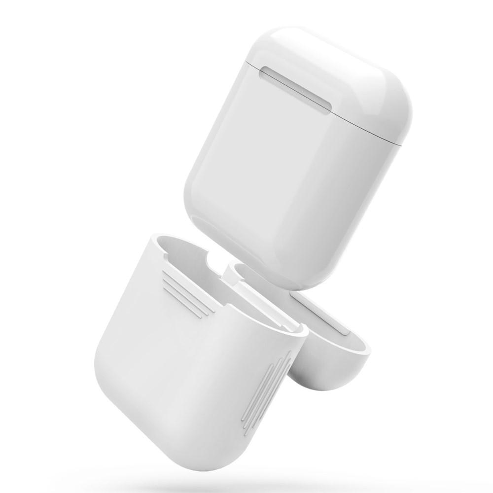 Silikonikotelo Apple AirPods valkoinen