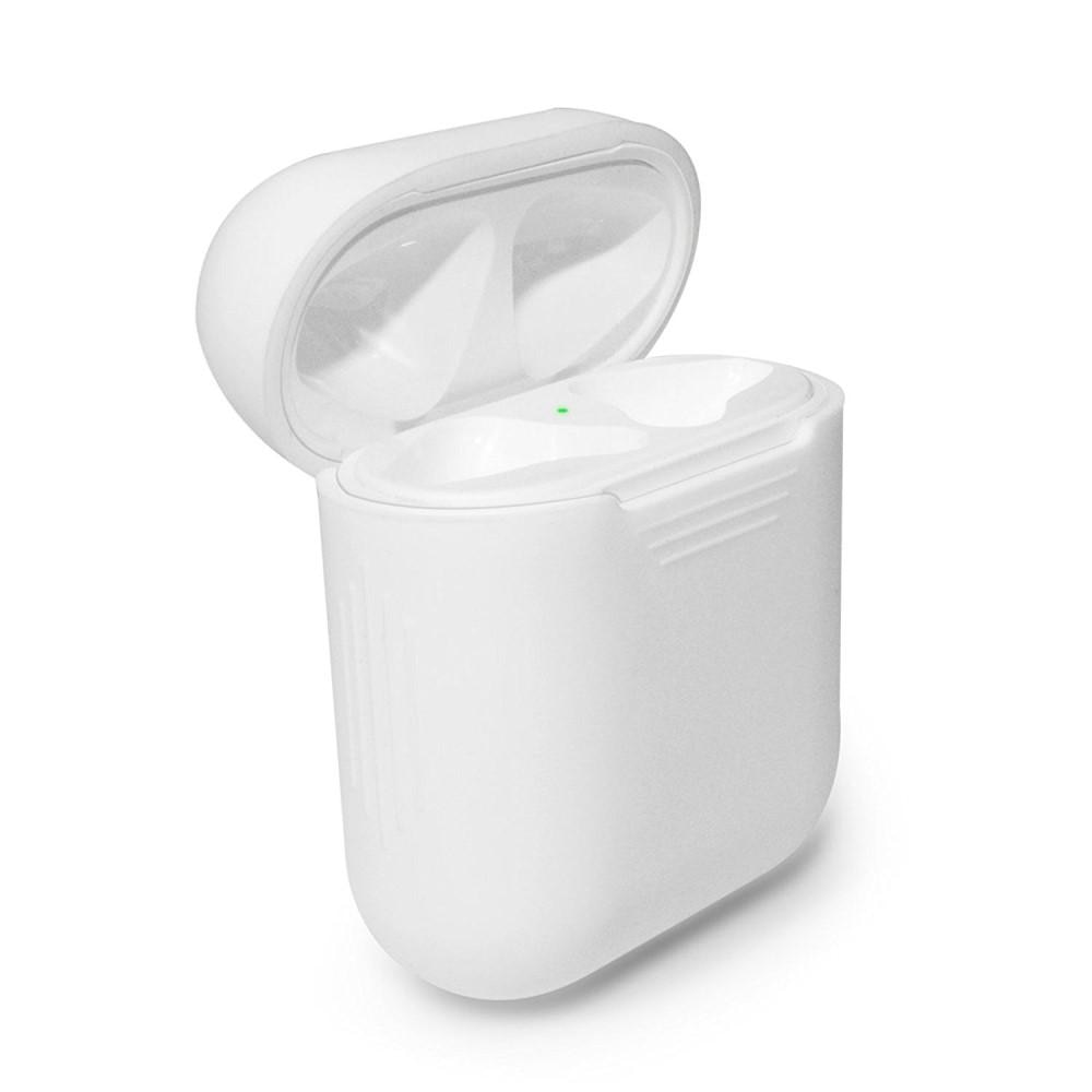 Silikonikotelo Apple AirPods valkoinen