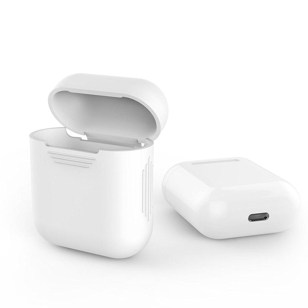 Silikonikotelo Apple AirPods valkoinen