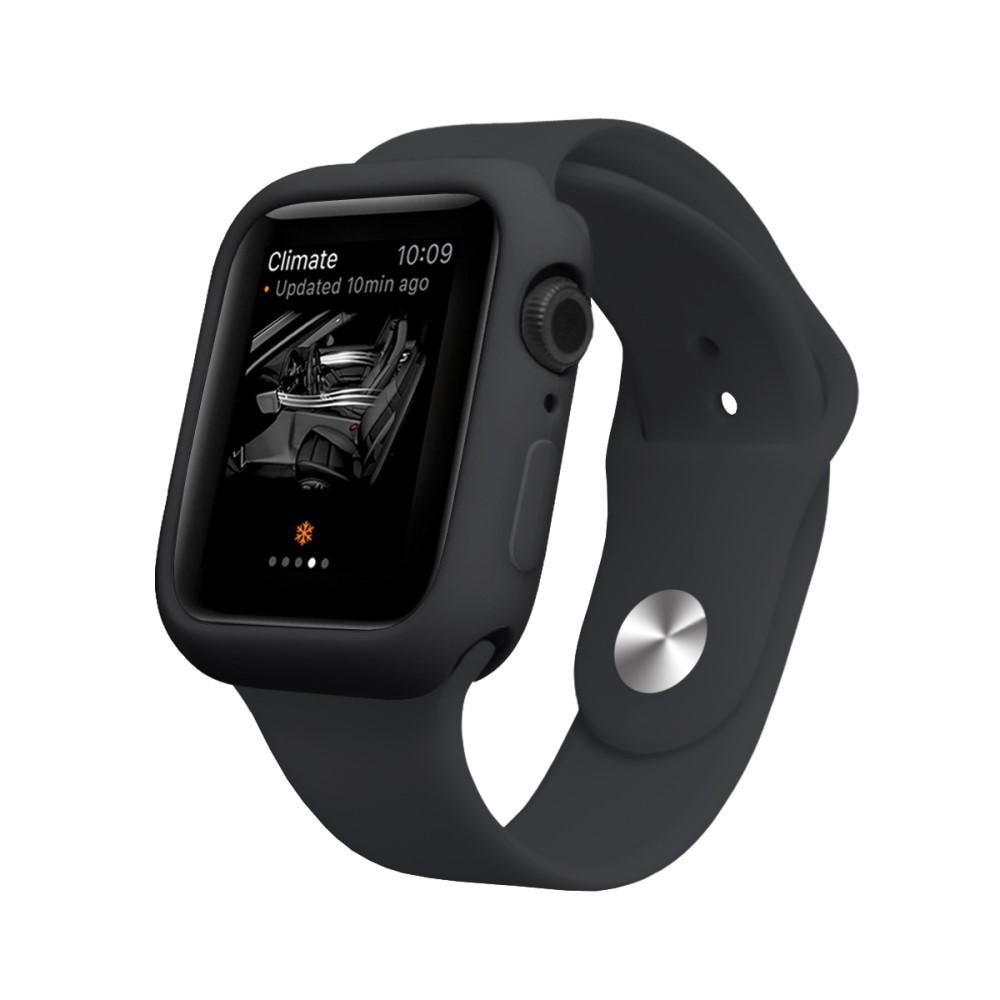 Silikonikuori Apple Watch 44mm musta
