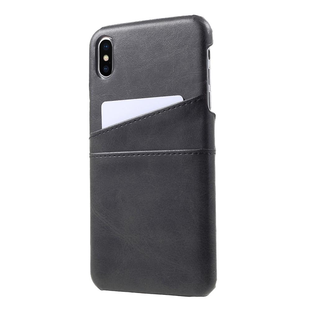Card Slots Case Apple iPhone XS Max musta