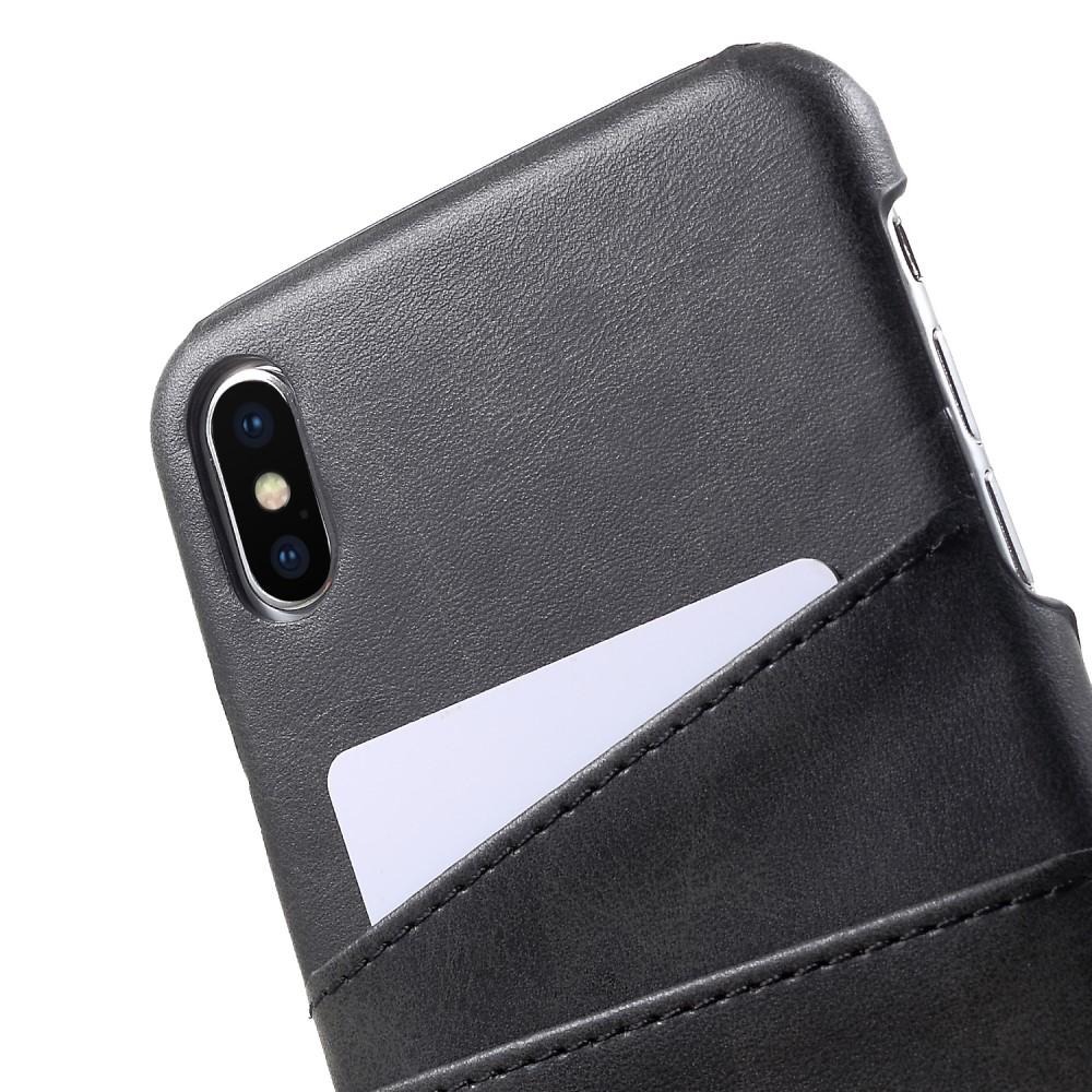 Card Slots Case Apple iPhone XS Max musta