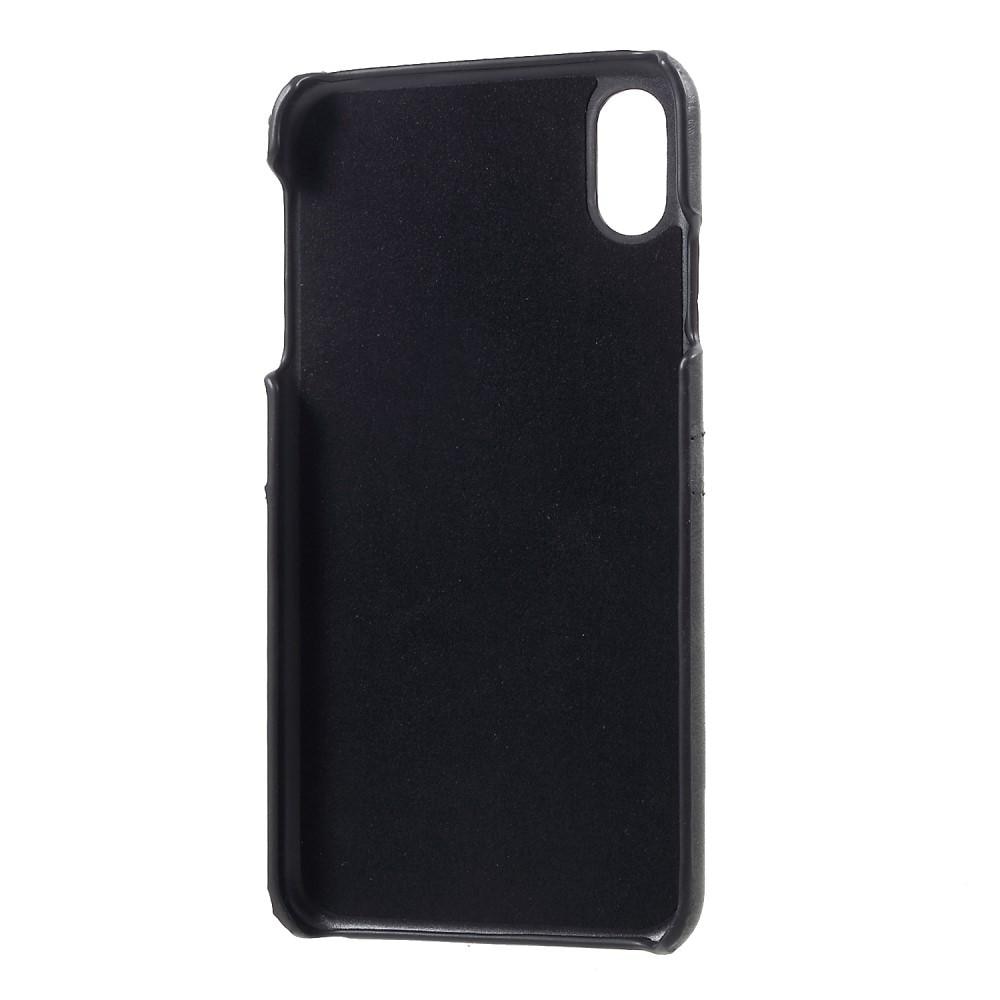 Card Slots Case Apple iPhone XS Max musta