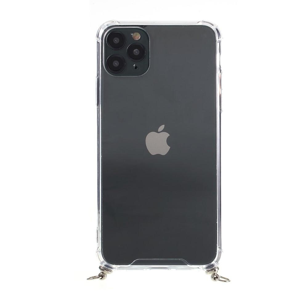 iPhone 11 Pro Max Kuori kaulahihnalla Transparent