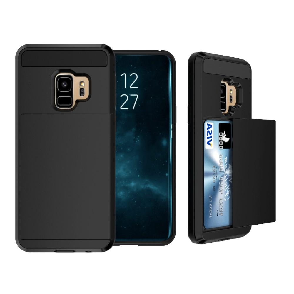 Case Cardslot Samsung Galaxy S9 Plus Musta