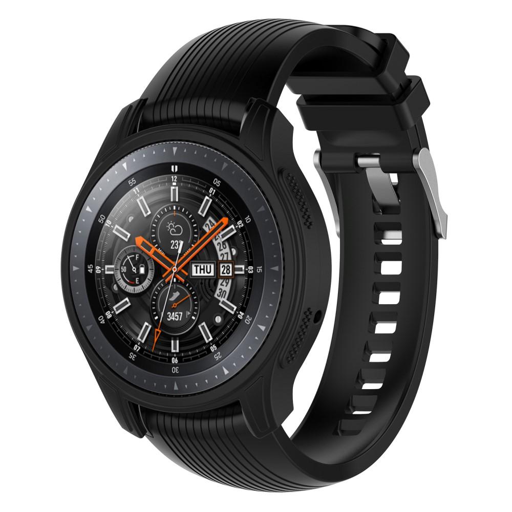 Kuori Samsung Galaxy Watch 46mm/Gear S3 Frontier musta