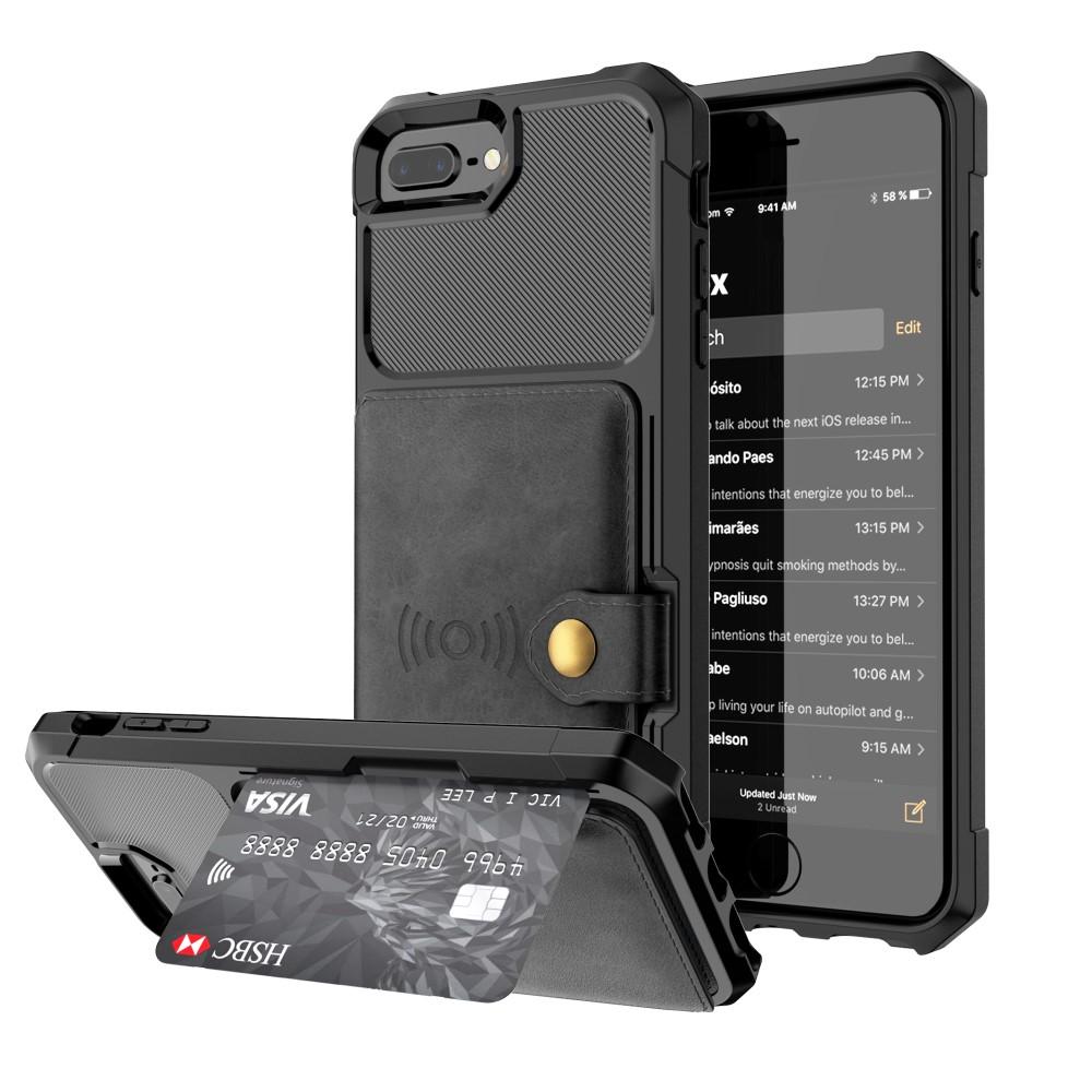 Tough Multi-slot Case iPhone 6/6S/7/8 Plus musta