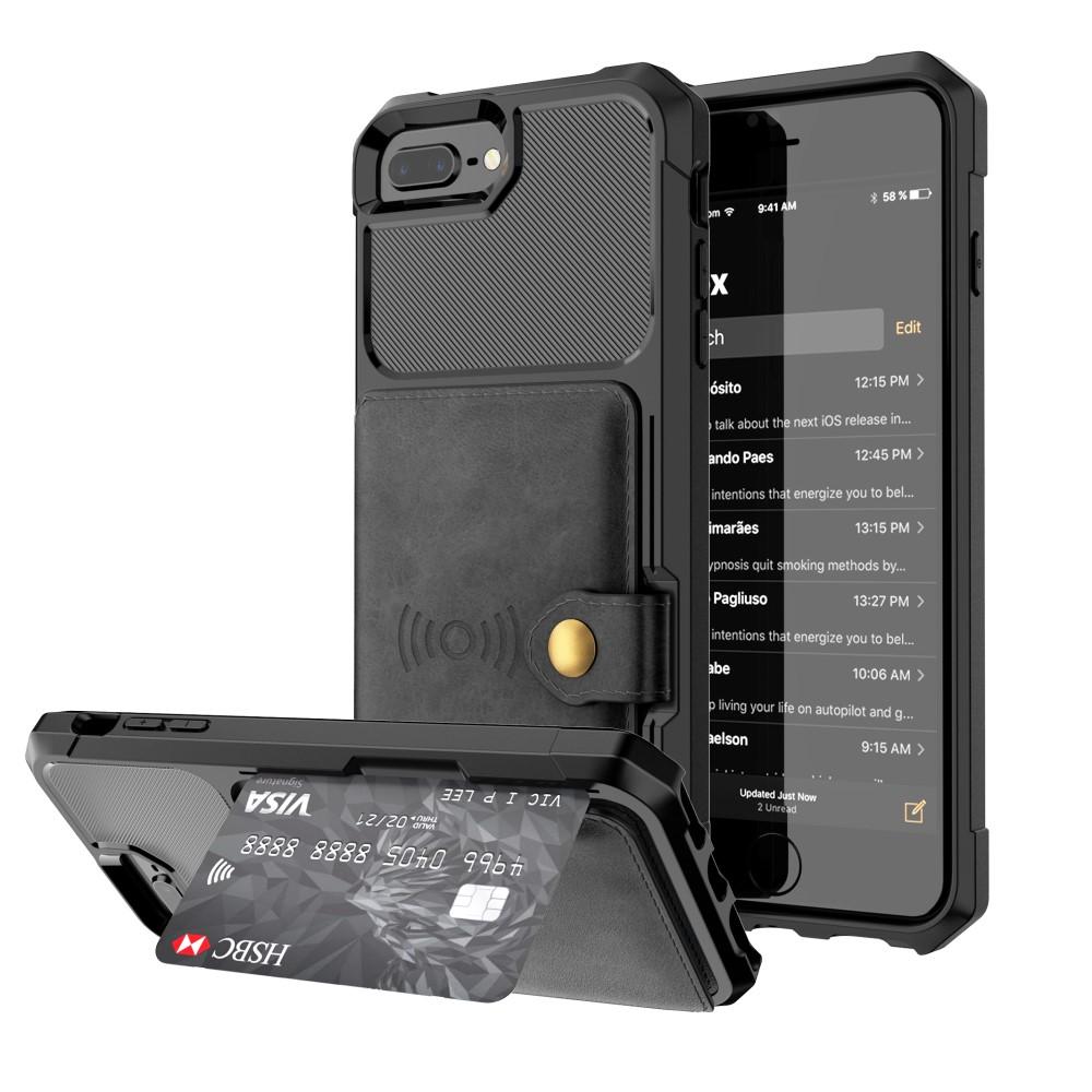Tough Multi-slot Case iPhone 7 Plus/iPhone 6 Plus/6S Plu/iPhone 8 Plus Musta