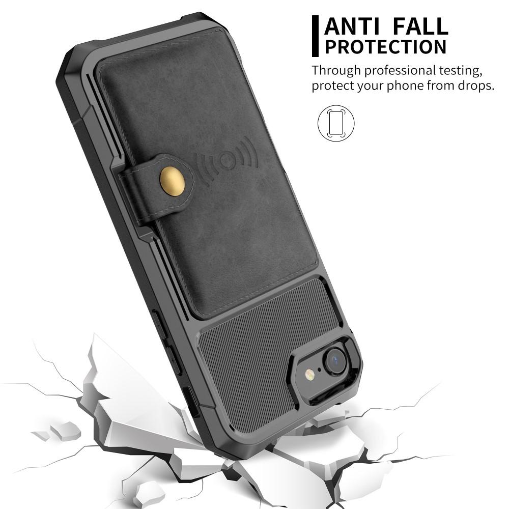 Tough Multi-slot Case iPhone 6/6S/7/8/SE musta