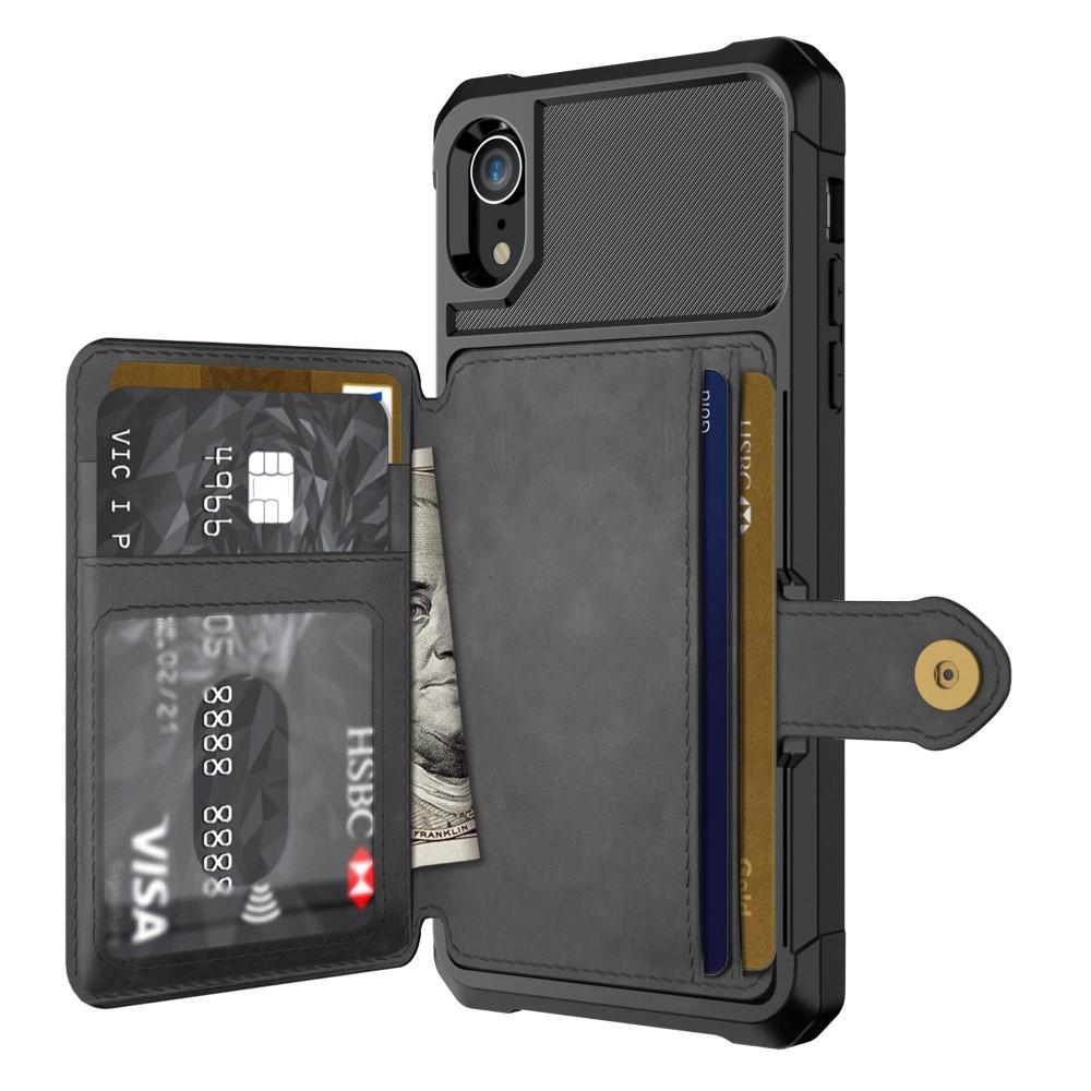 Tough Multi-slot Case iPhone XR musta