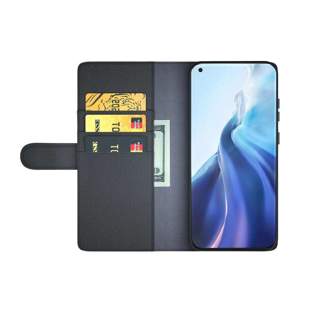 Aito Nahkakotelo Xiaomi Mi 11 Musta