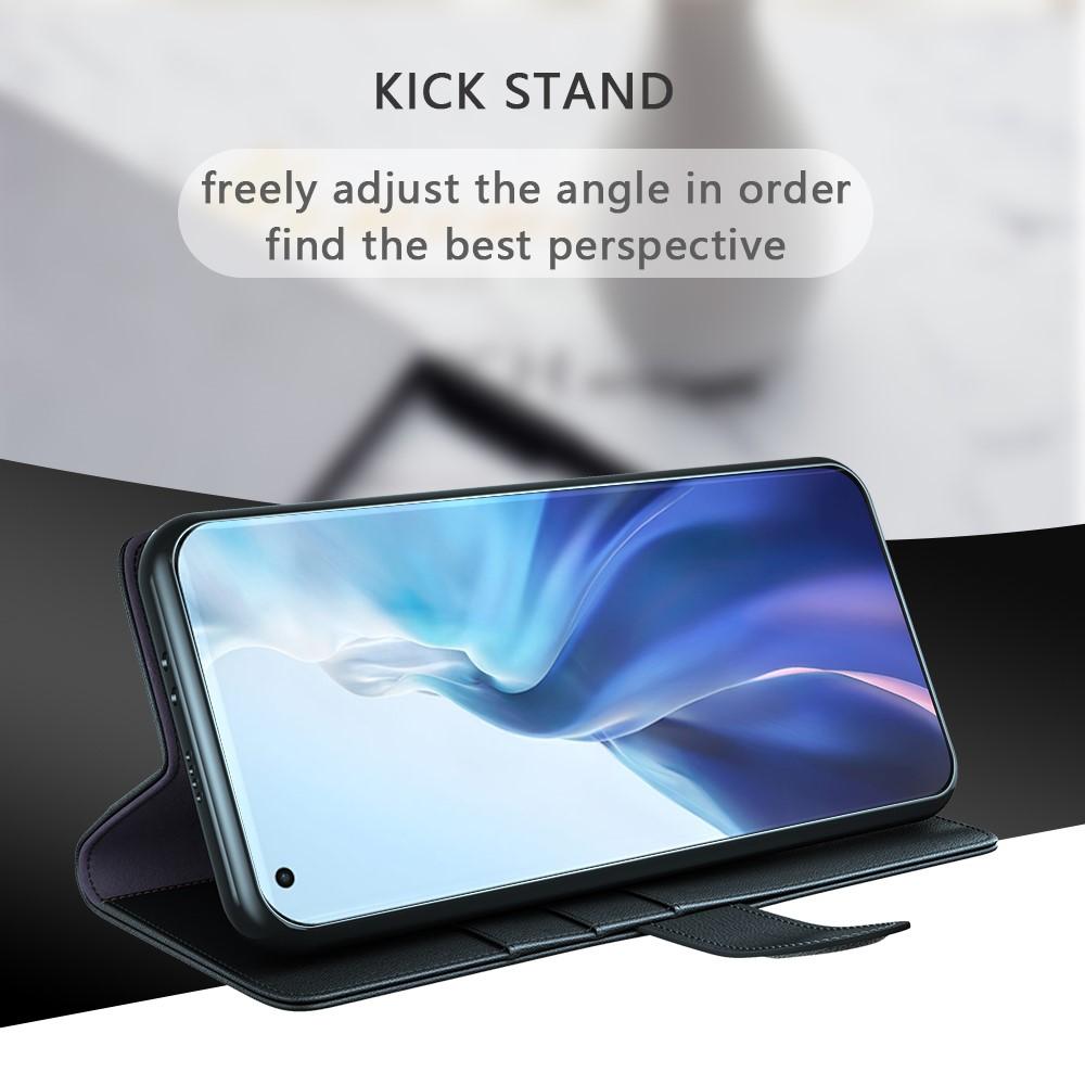 Aito Nahkakotelo Xiaomi Mi 11 Musta