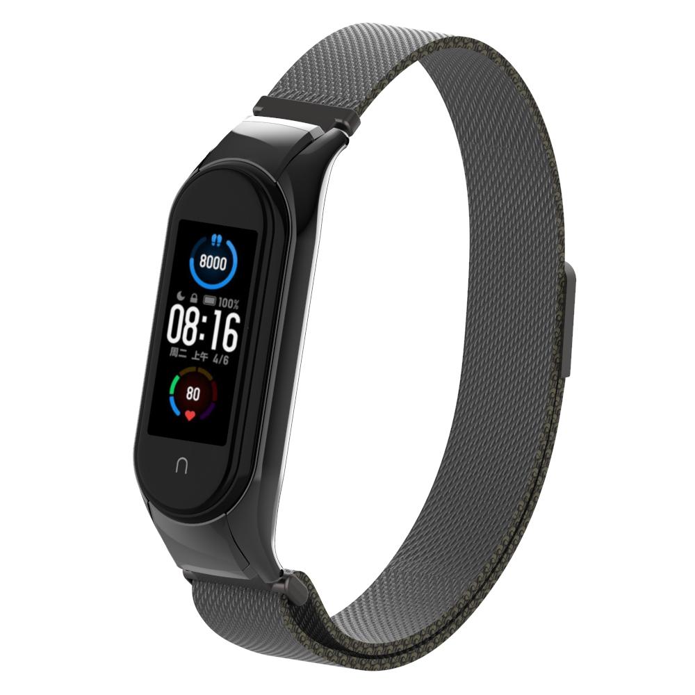 Ranneke Milanese Xiaomi Mi Band 5/6 musta