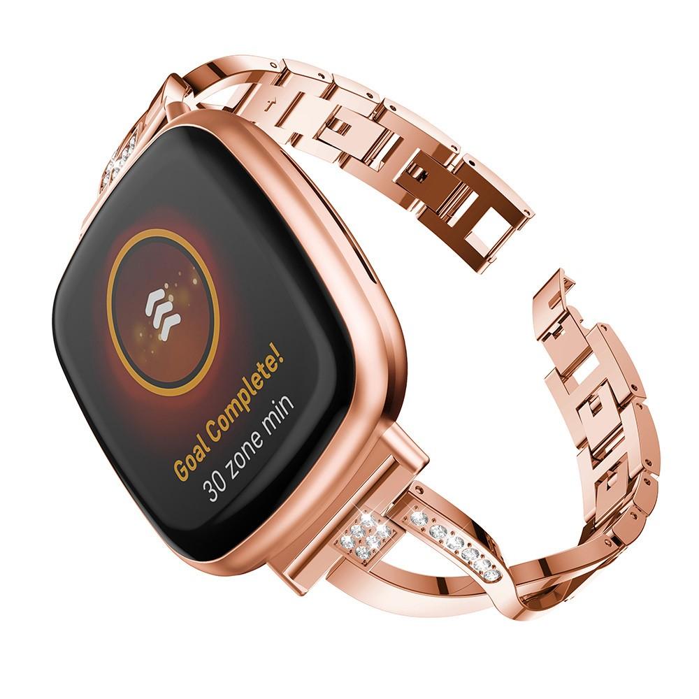 Crystal Bracelet Fitbit Sense 2 Rose Gold