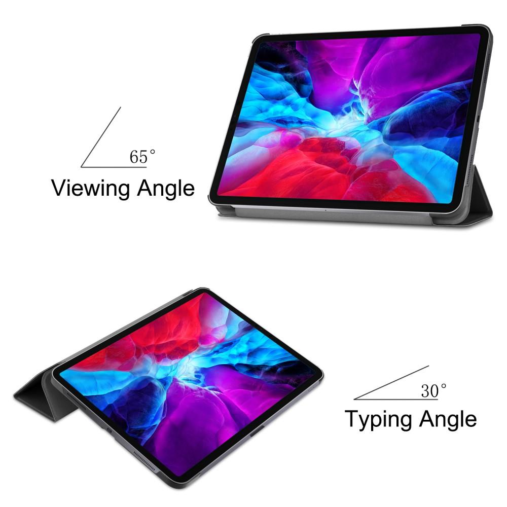 Kotelo Tri-fold iPad Pro 12.9 4th Gen (2020) musta