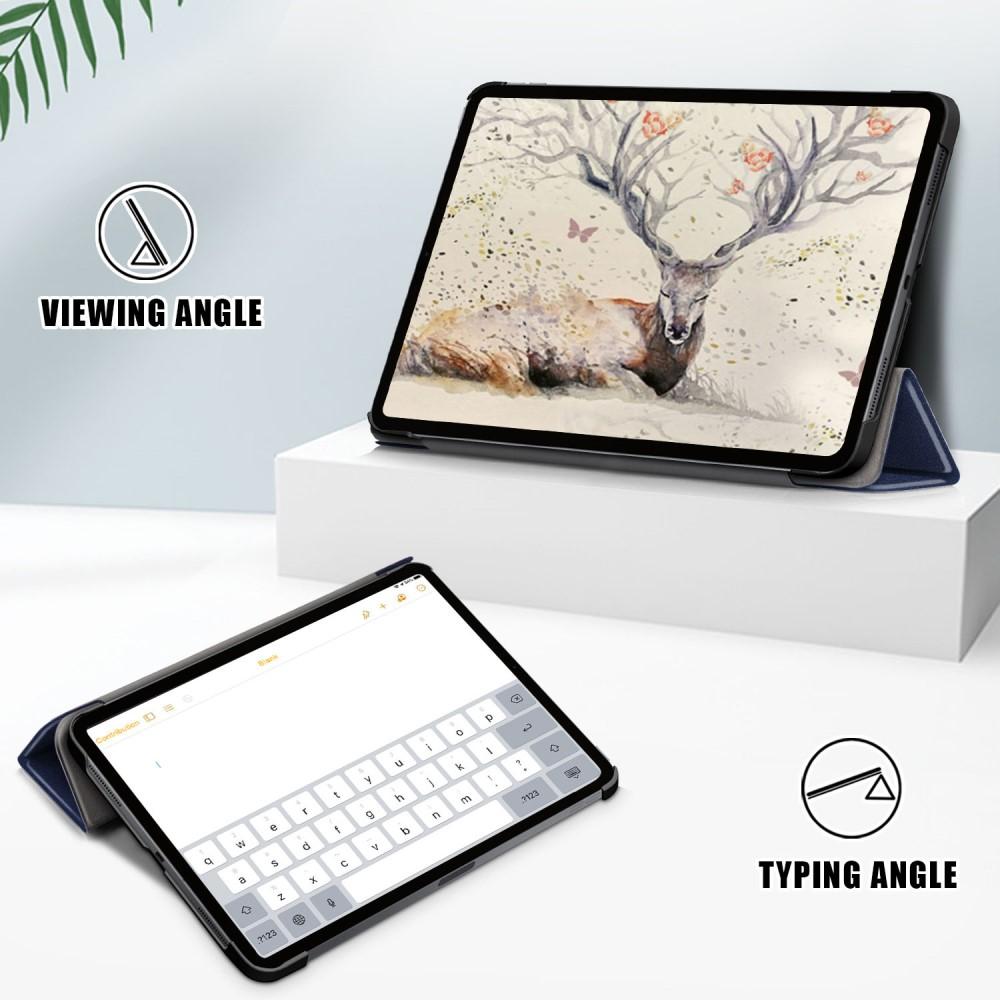 Kotelo Tri-fold iPad Air 10.9 4th Gen (2020) sininen