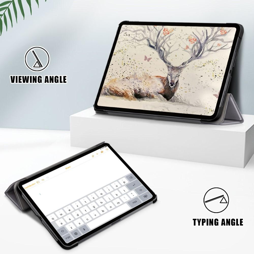 Kotelo Tri-fold Apple iPad Air 10.9 5th Gen (2022) Harmaa