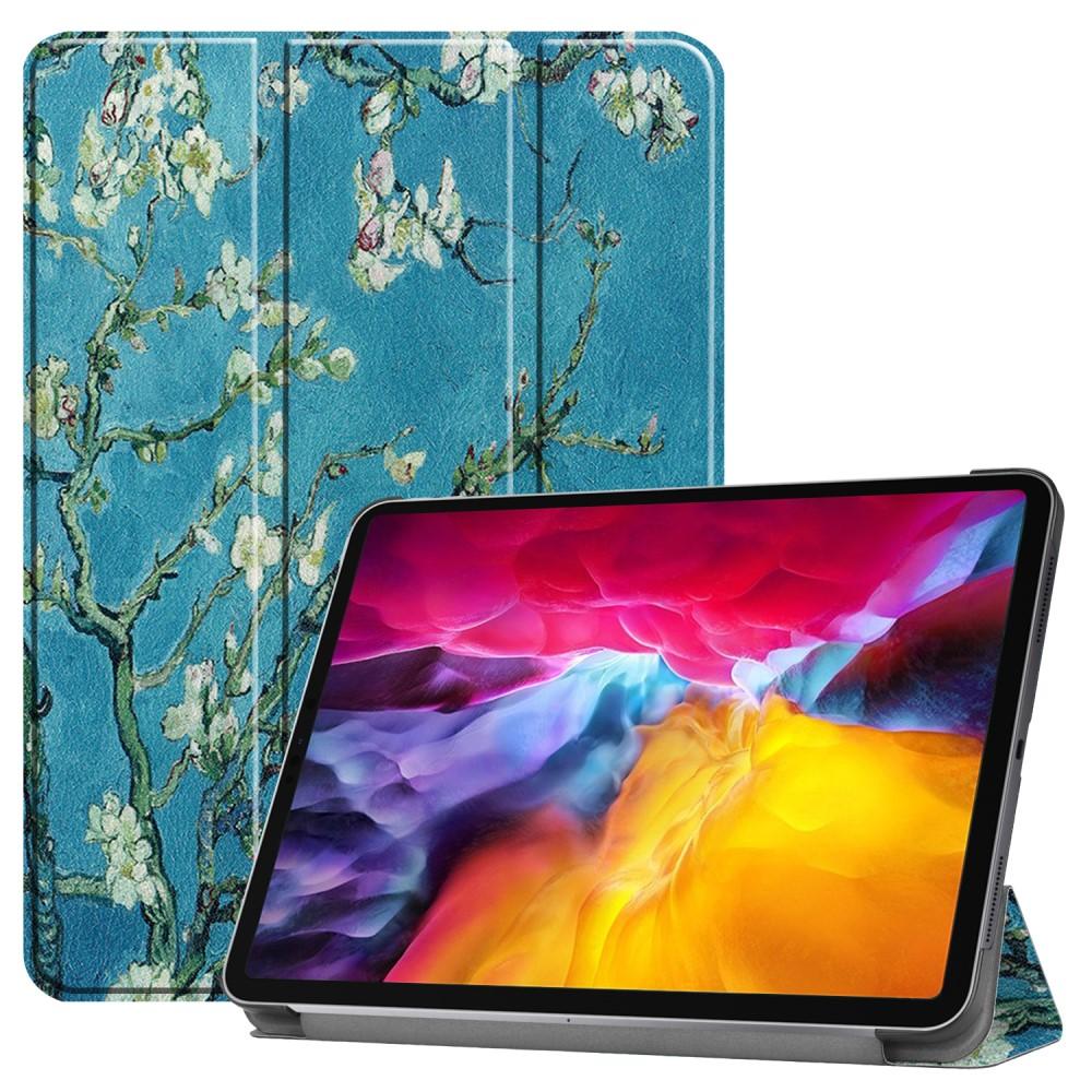 Kotelo Tri-fold iPad Pro 11 3rd Gen (2021) kirsikankukkia