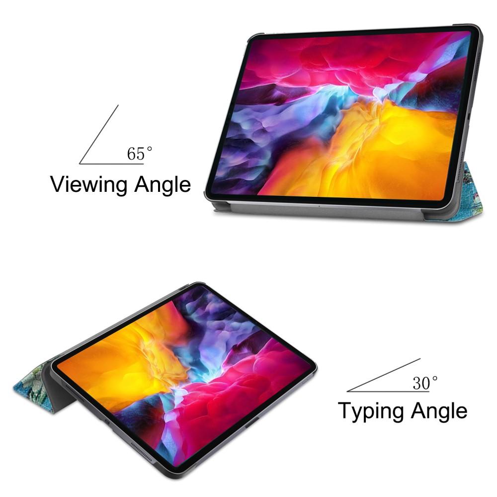 Kotelo Tri-fold iPad Pro 11 3rd Gen (2021) kirsikankukkia