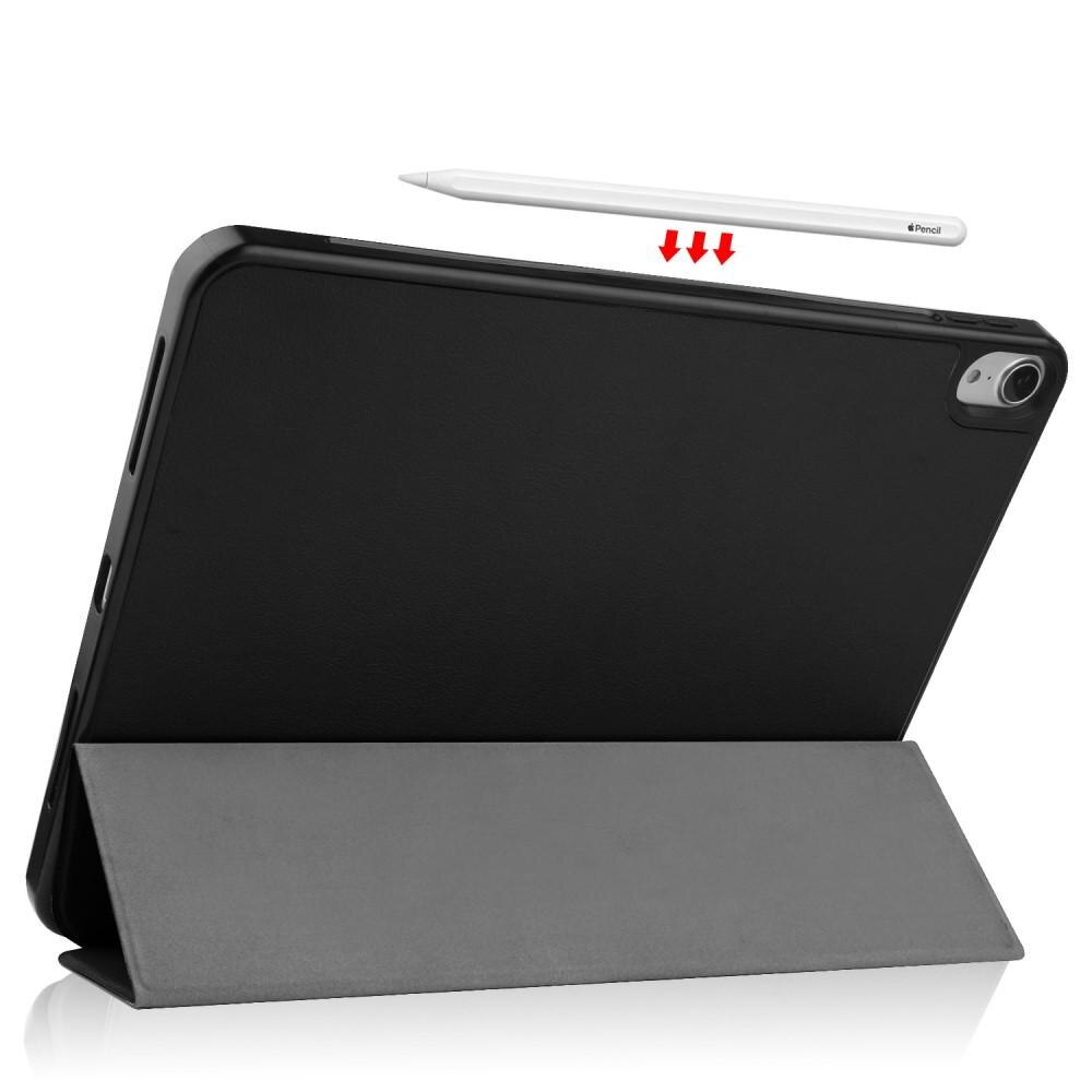 Kotelo Tri-fold Kynäpidikkeellä iPad Air 10.9 2020 musta