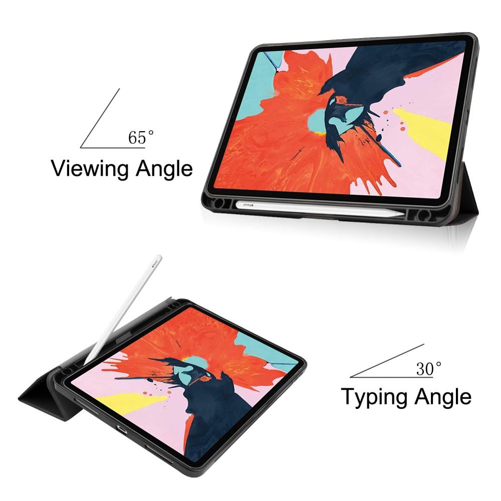 Kotelo Tri-fold Kynäpidikkeellä iPad Air 10.9 2020 musta