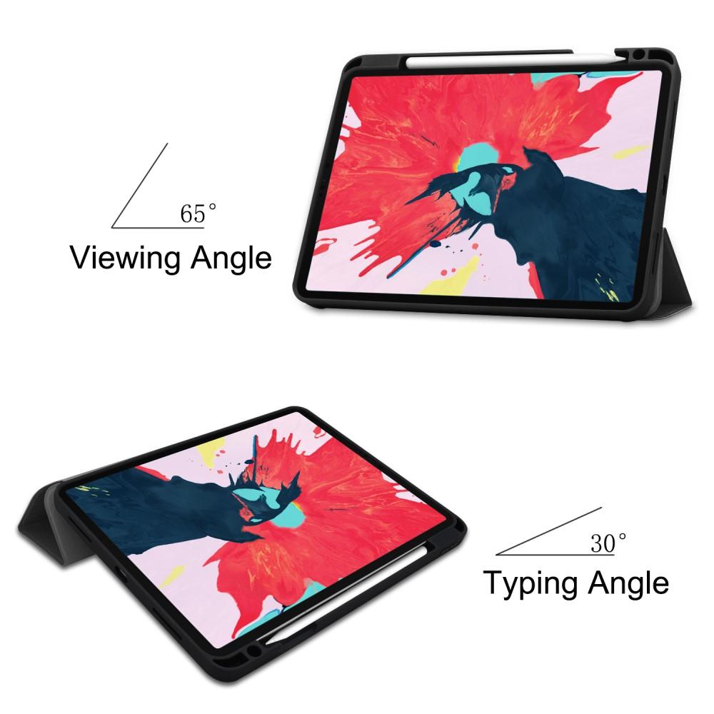 Kotelo Tri-fold Kynäpidikkeellä iPad Pro 11 2nd Gen (2020) musta