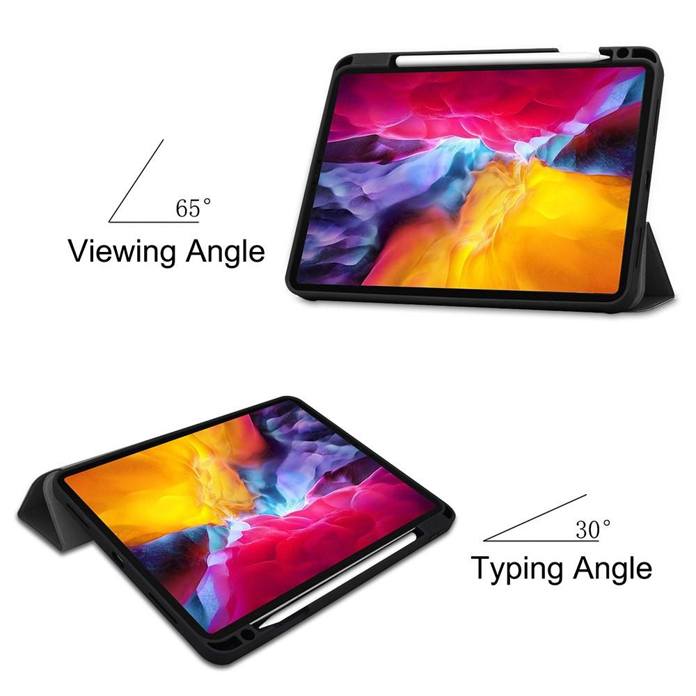 Kotelo Tri-fold Kynäpidikkeellä iPad Pro 11 3rd Gen (2021) musta