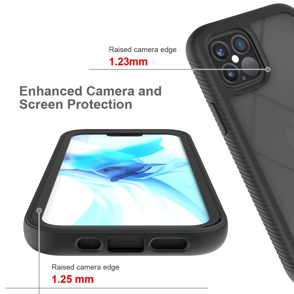 Full Cover Kuori iPhone 12/iPhone 12 Pro Musta