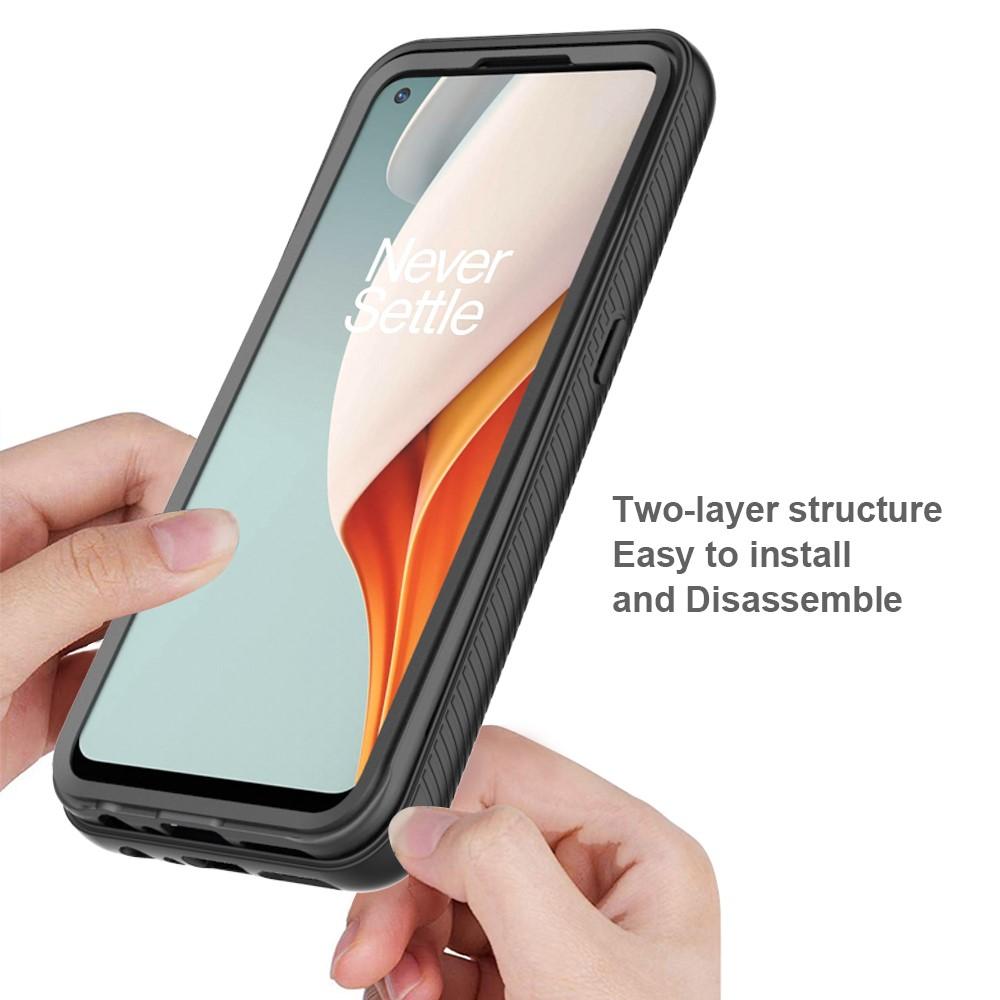 Full Cover Kuori  OnePlus Nord N100 Musta