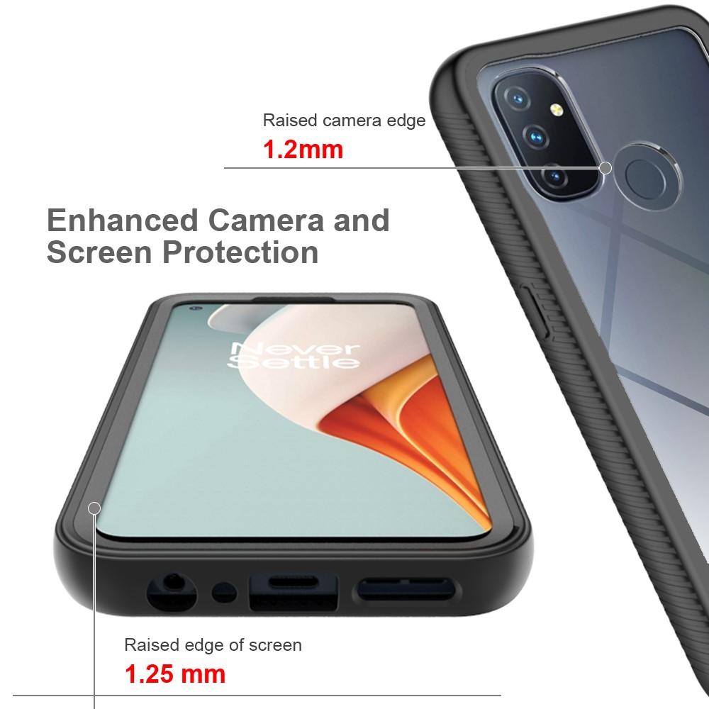 Full Cover Kuori  OnePlus Nord N100 Musta