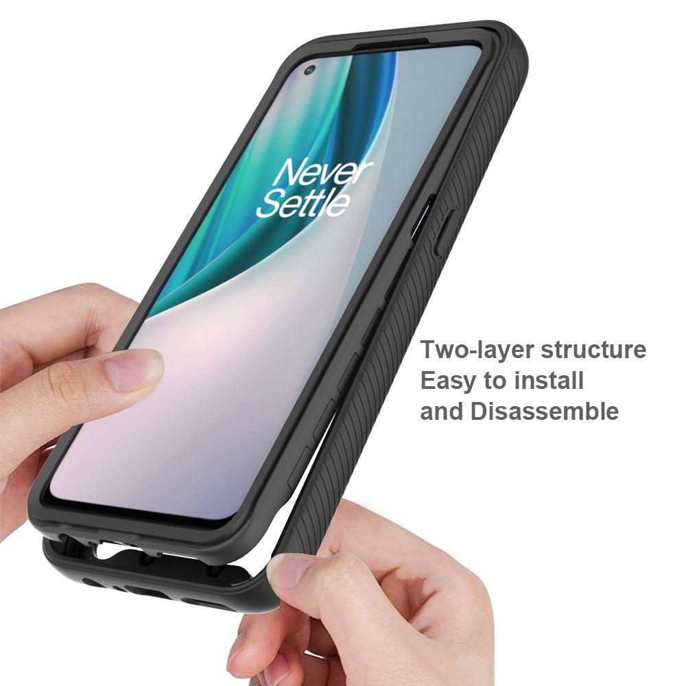 Full Cover Kuori OnePlus Nord N10 5G musta