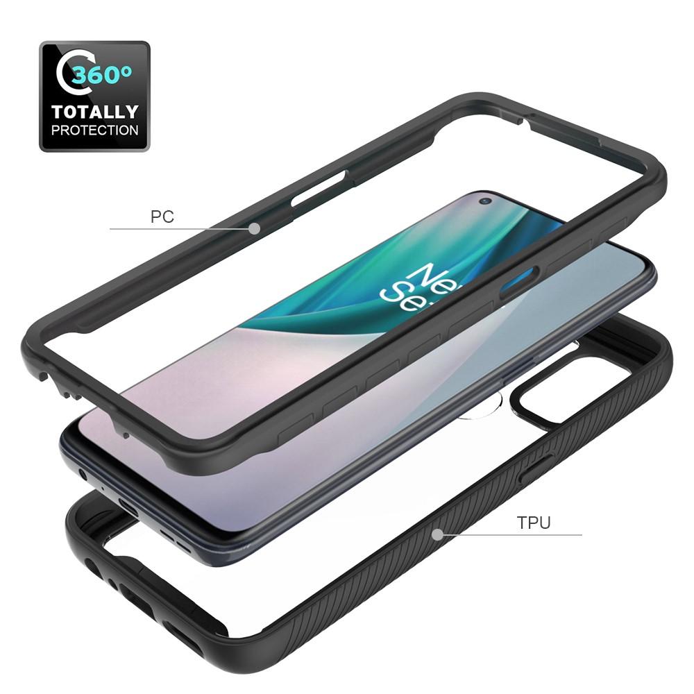 Full Cover Kuori  OnePlus Nord N10 5G Musta