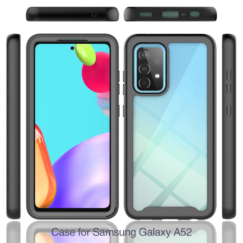 Full Cover Kuori Samsung Galaxy A52/A52s musta