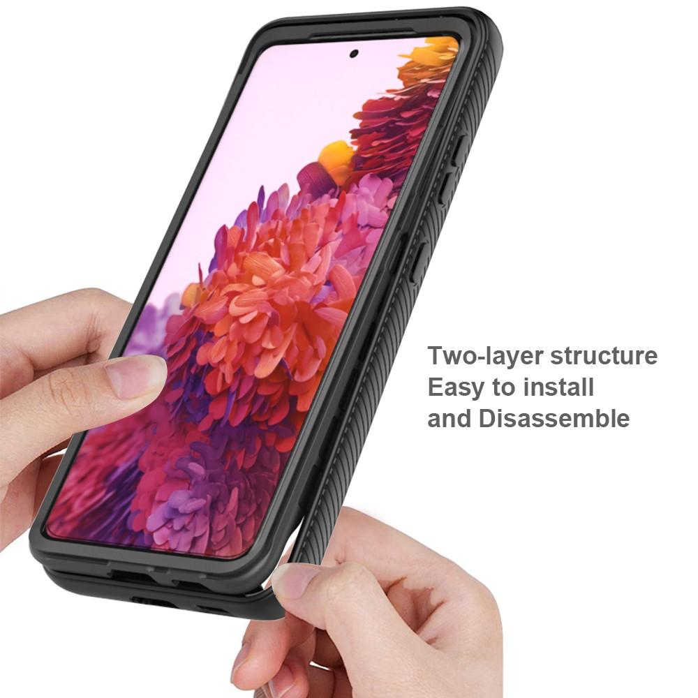 Full Cover Kuori Samsung Galaxy S21 Ultra Musta