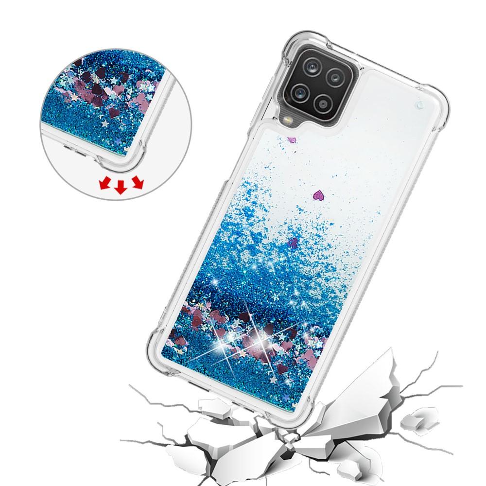 Samsung Galaxy A12 5G Glitter Powder TPU Case Sininen