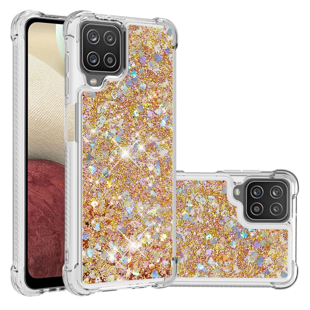 Samsung Galaxy A12 5G Glitter Powder TPU Case Kulta