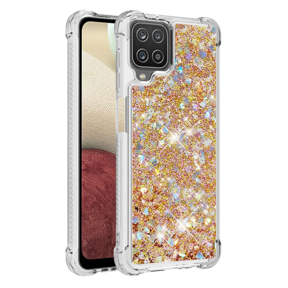 Samsung Galaxy A12 5G Glitter Powder TPU Case Kulta