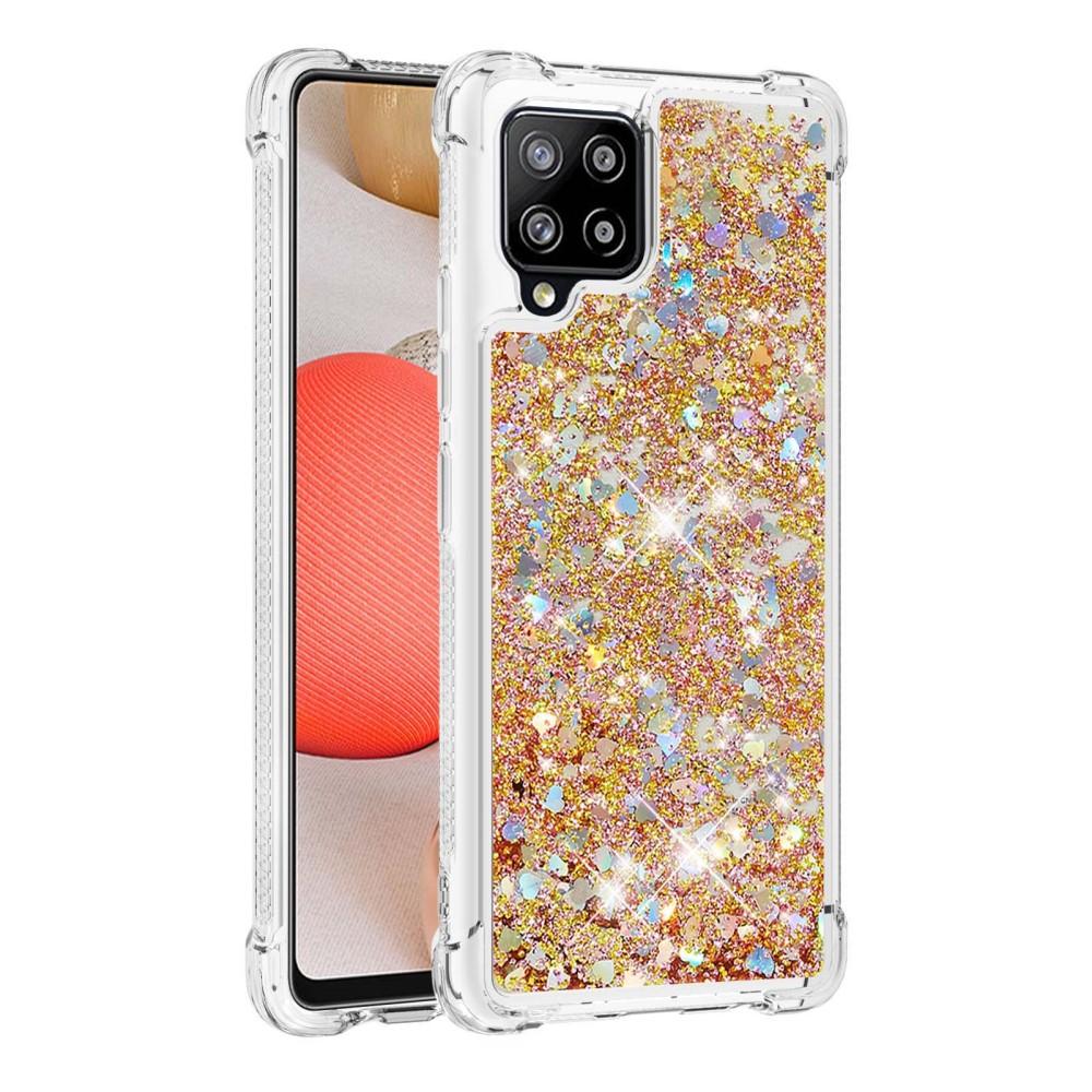 Samsung Galaxy A42 Glitter Powder TPU Case Kulta