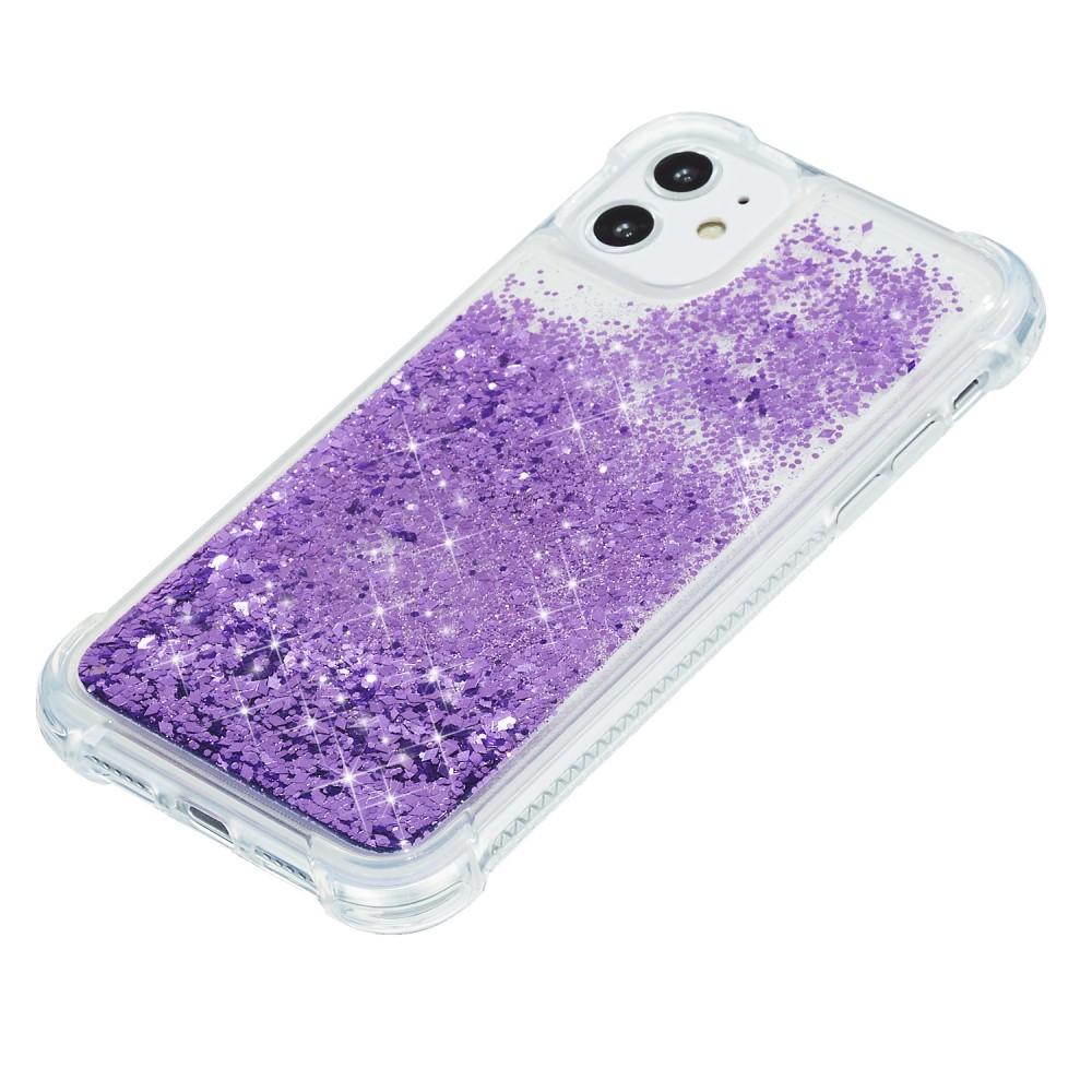 iPhone 12/12 Pro Glitter Powder TPU Case Violetti