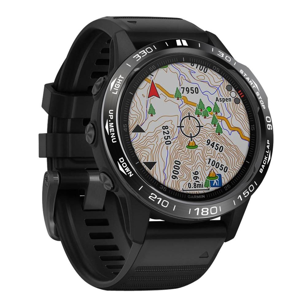 Kehys Ring Garmin Fenix 6X musta