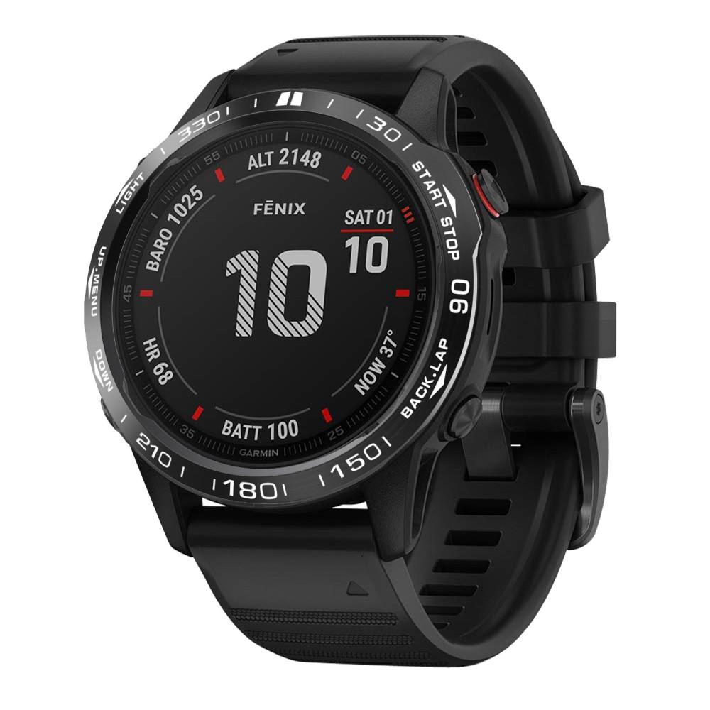 Kehys Ring Garmin Fenix 6X musta